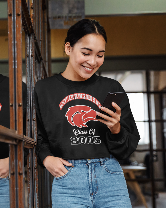Class of 2005 Crew Cropped Sweatshirt (THIS IS CROPPED SWEATSHIRT)