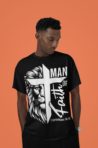 Man of Faith T Shirt White